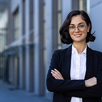 Businesswoman with a nice smile