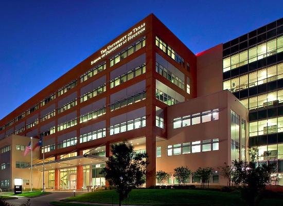 Outside view of dental school building