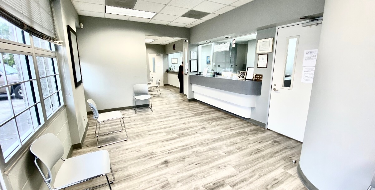 Sunrise Dental Center reception area